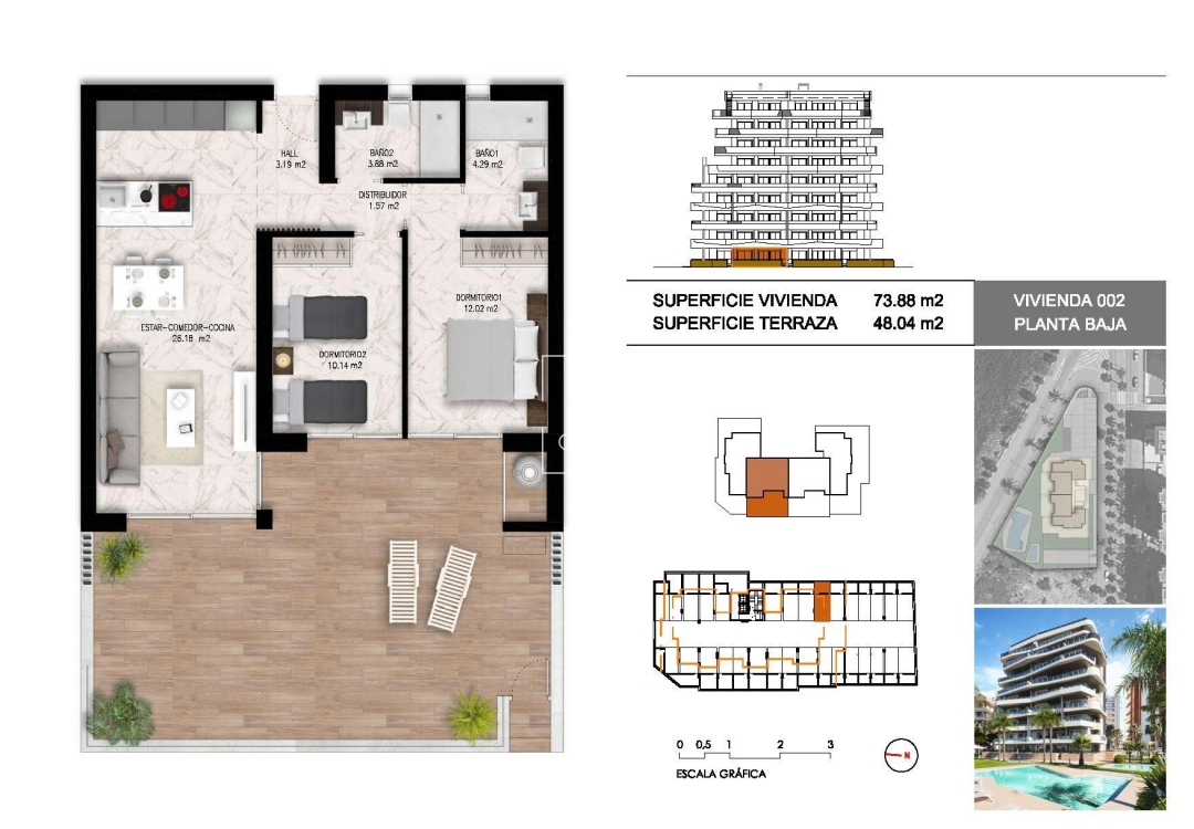 Obra nueva - Apartamento / piso - Guardamar del Segura - Puerto