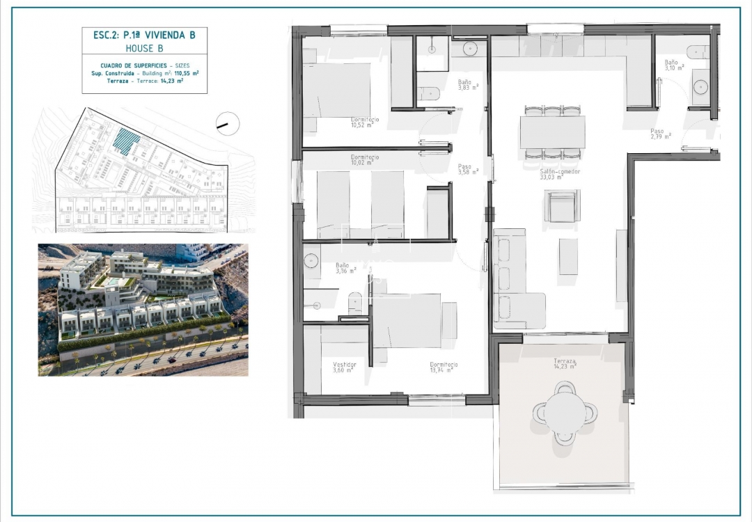 Neubau - Wohnung - Aguilas - El Hornillo