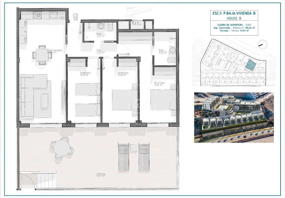 Neubau - Wohnung - Aguilas - El Hornillo