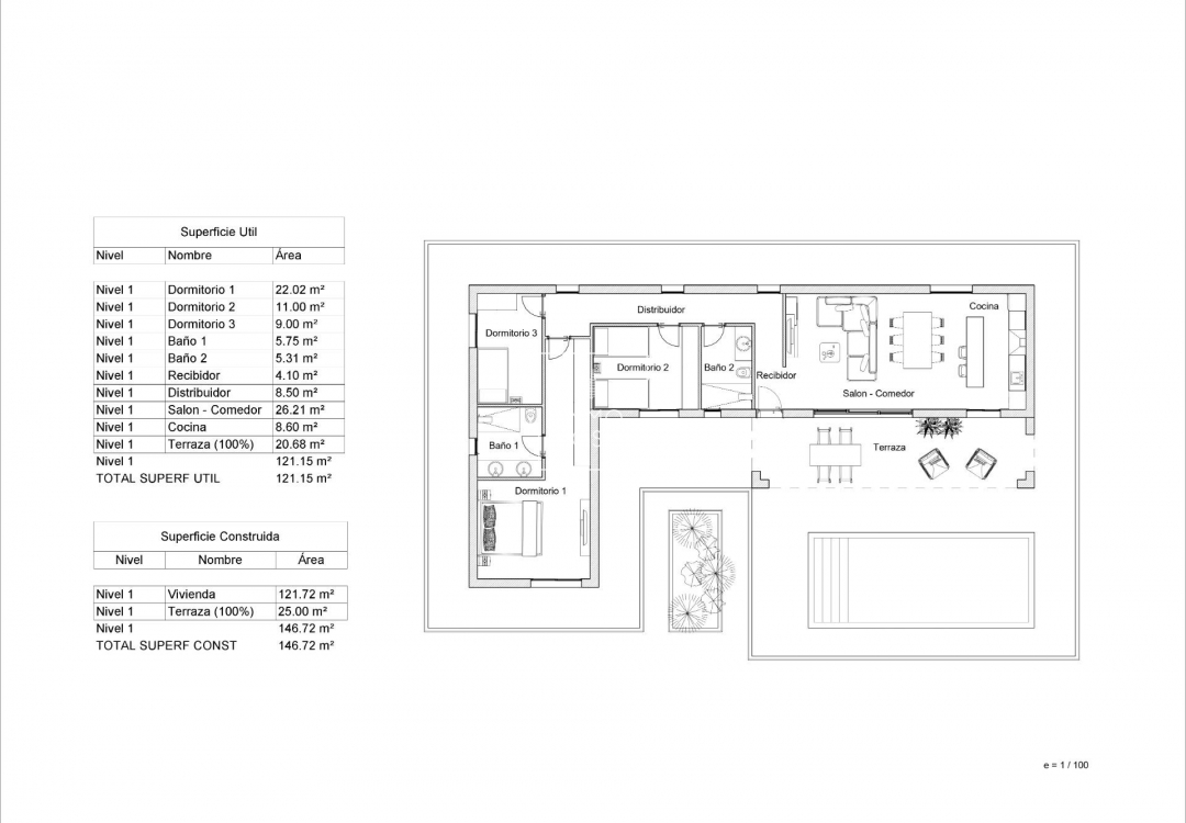 Neubau - Villa - Pinoso - Lel