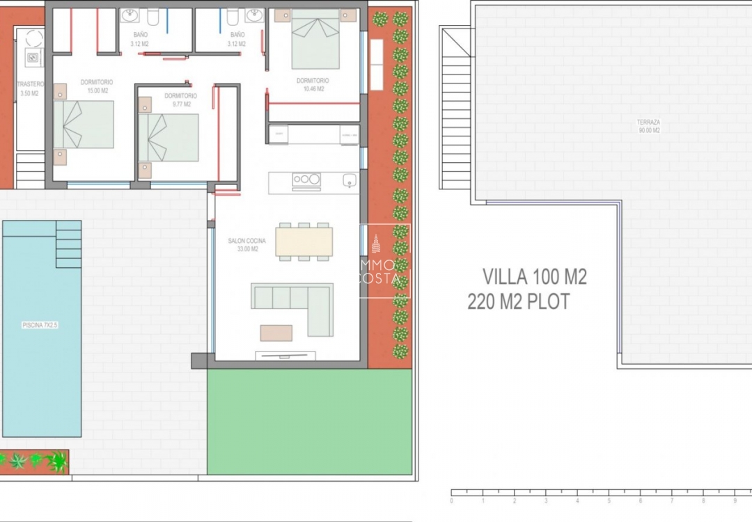 New Build - Villa - Santiago de la Ribera - Dos Mares