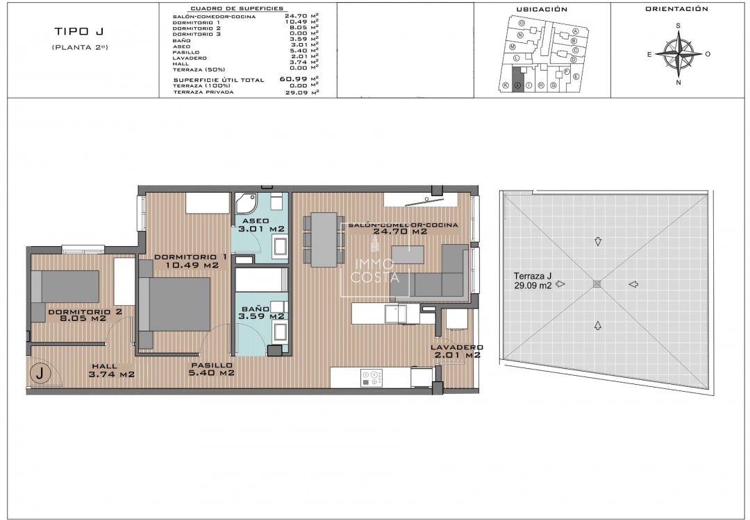 New Build - Penthouse - Algorfa - Pueblo