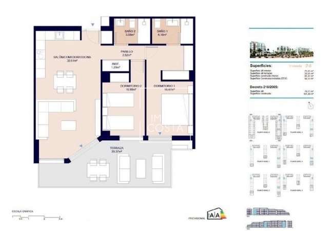 Obra nueva - Apartamento / piso - Almerimar - 1ª Linea De Playa