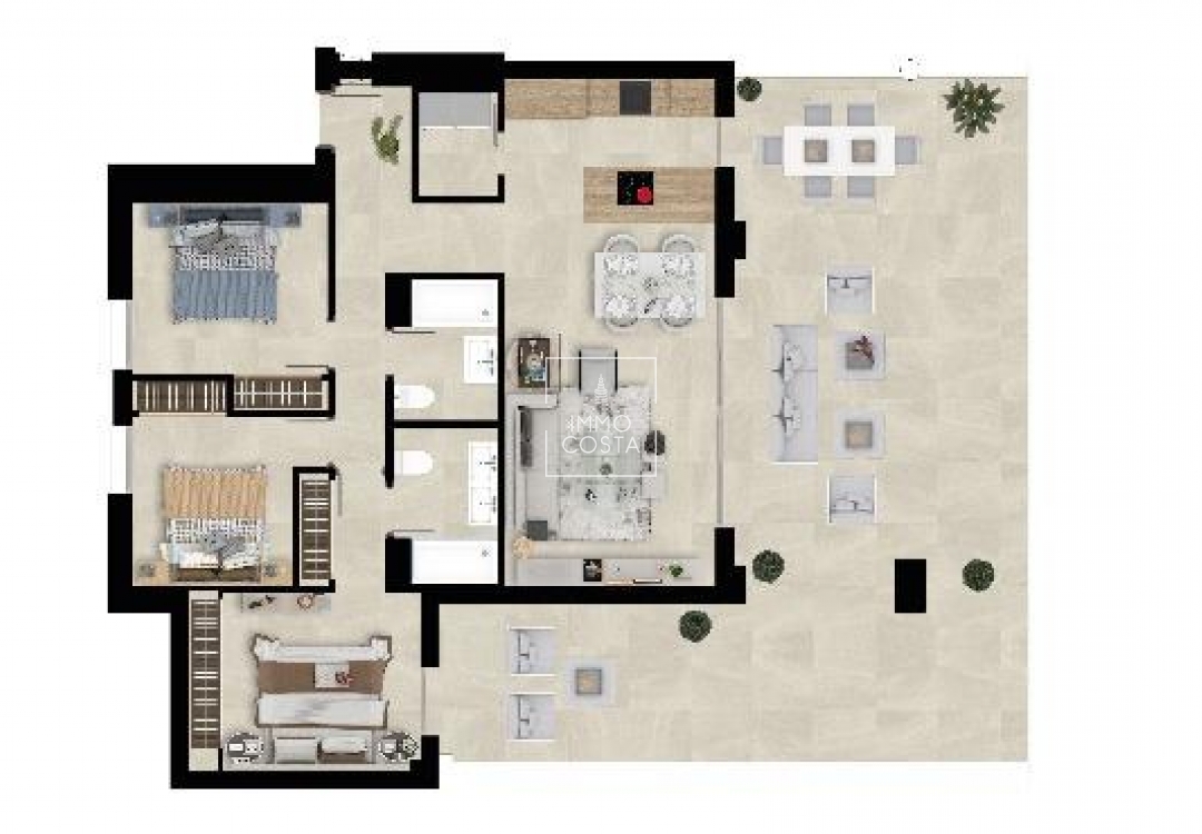 New Build - Apartment / flat - Mijas - Calanova