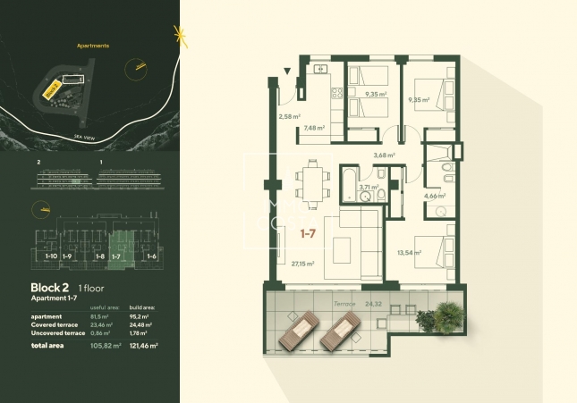 New Build - Apartment / flat - Mijas - Agua Marina