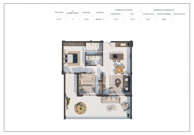 Obra nueva - Apartamento / piso - Casares - Camarate