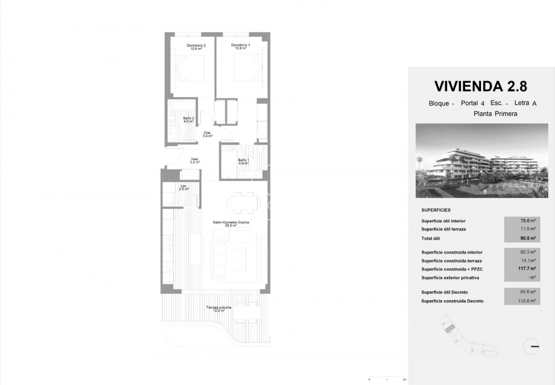 Obra nueva - Apartamento / piso - Torremolinos - Los Alamos