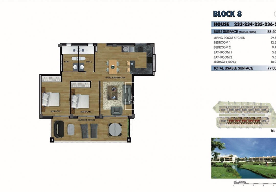 Obra nueva - Apartamento / piso - Los Alcazares - Serena Golf