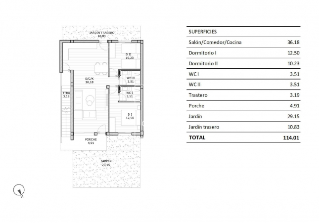 Obra nueva - Bungalow - San Miguel de Salinas - Pueblo