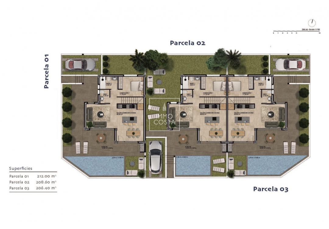 Obra nueva - Villa - Dolores - polideportivo