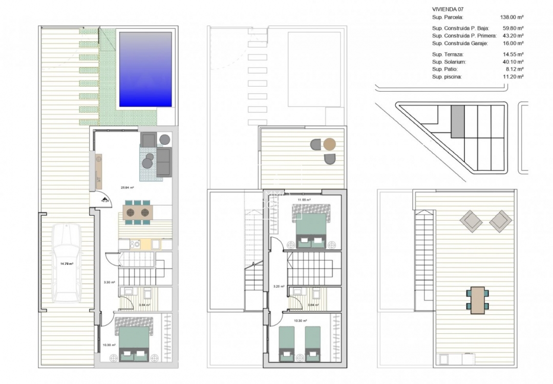 Obra nueva - Villa - Los Alcazares - Playa La Concha