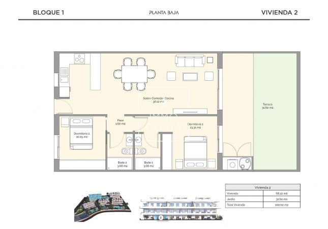 New Build - Apartment / flat - Finestrat - Golf Piug Campana