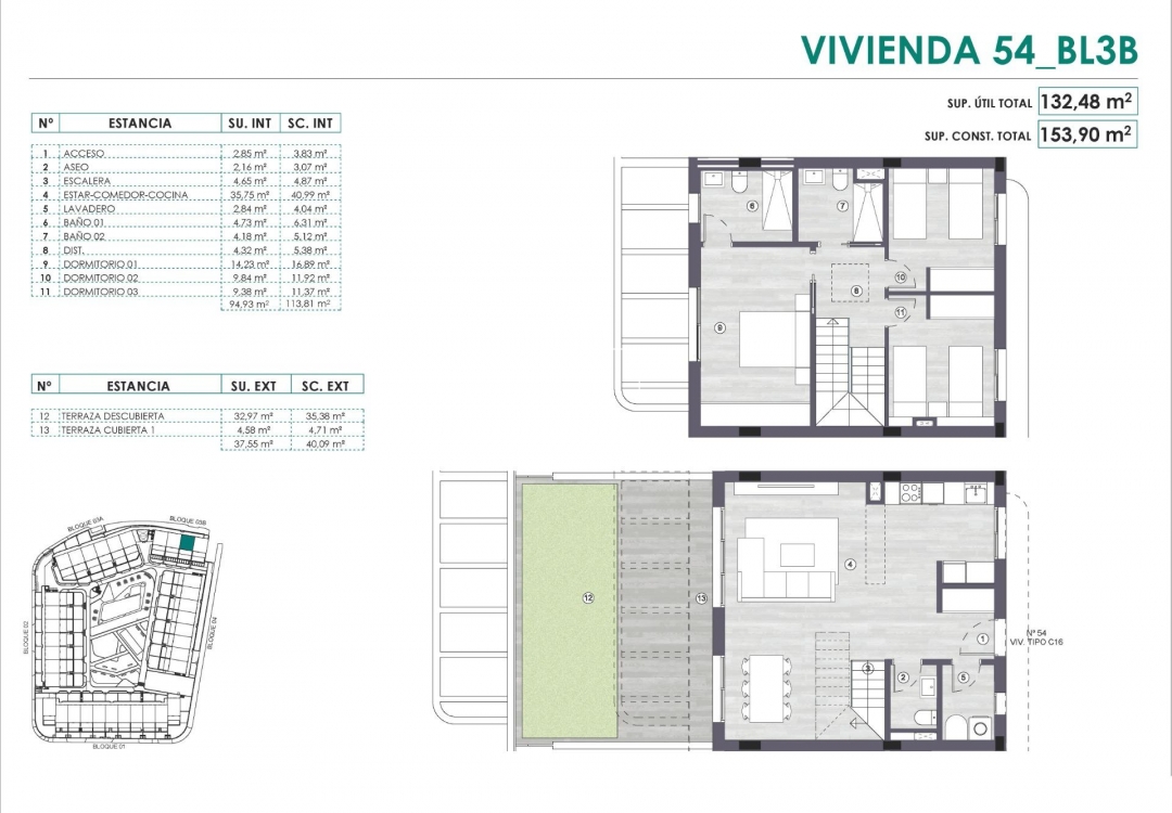 Obra nueva - Ático - Monforte del Cid - Alenda Golf