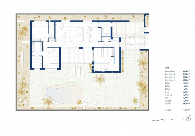 Neubau - Villa - Banos y Mendigo - Altaona Golf And Country Village