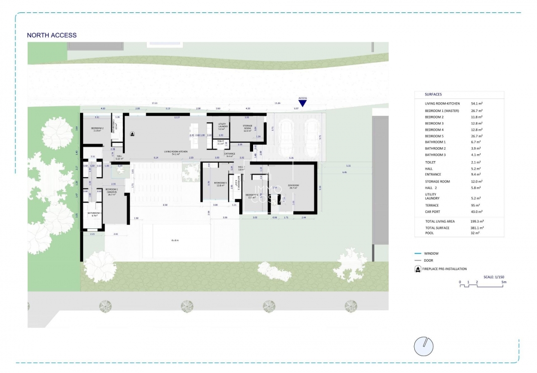 Neubau - Villa - Banos y Mendigo - Altaona Golf And Country Village