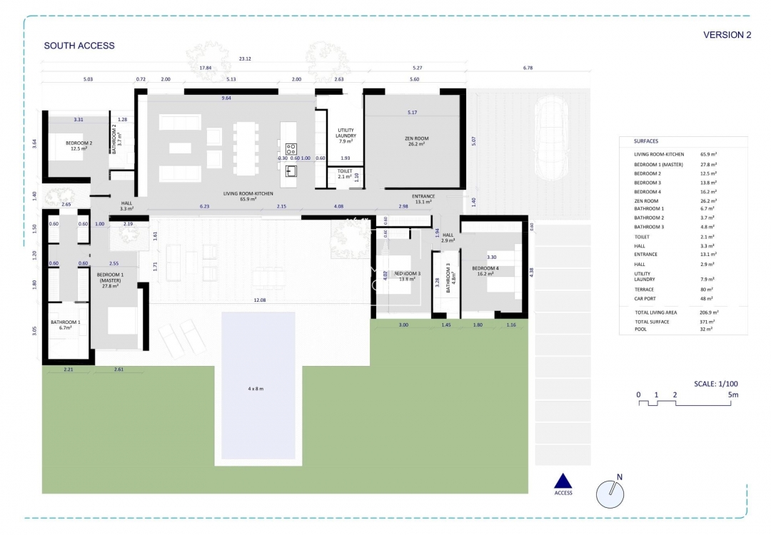 Neubau - Villa - Banos y Mendigo - Altaona Golf And Country Village