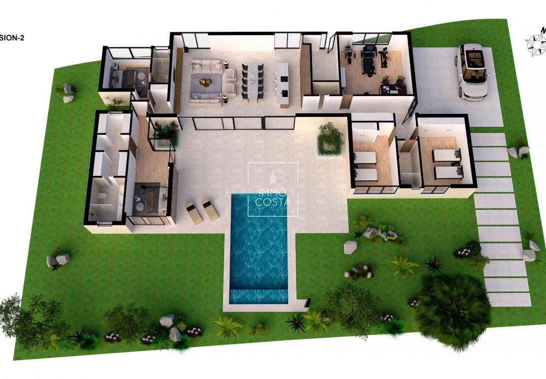 Neubau - Villa - Banos y Mendigo - Altaona Golf And Country Village