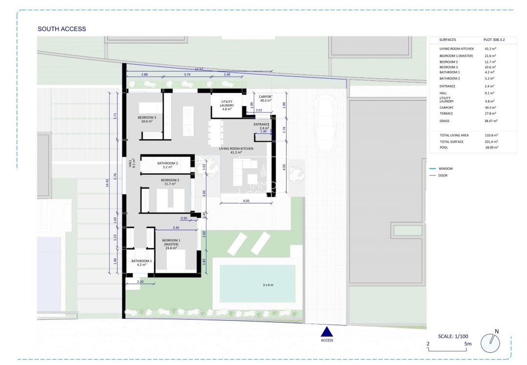 Neubau - Villa - Banos y Mendigo - Altaona Golf And Country Village