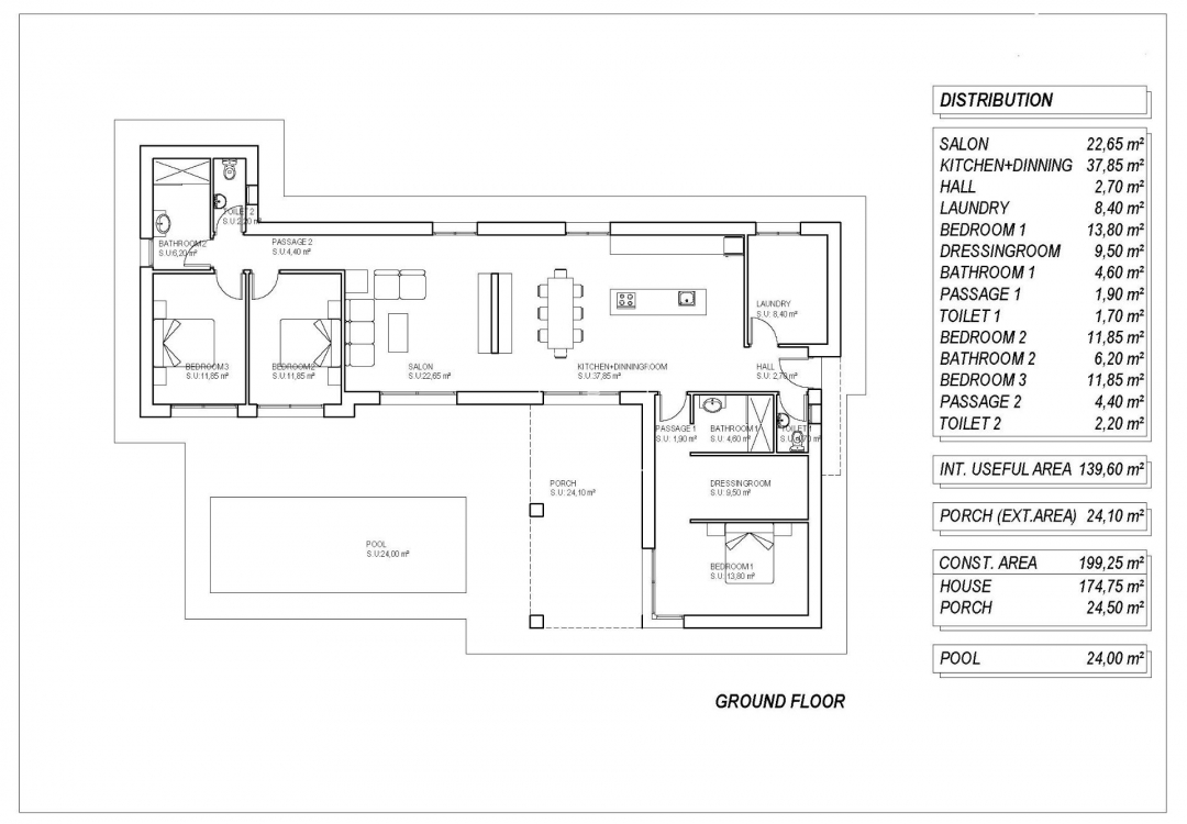 Obra nueva - Villa - Pinoso - Campo