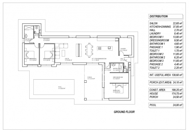 Obra nueva - Villa - Pinoso - Campo