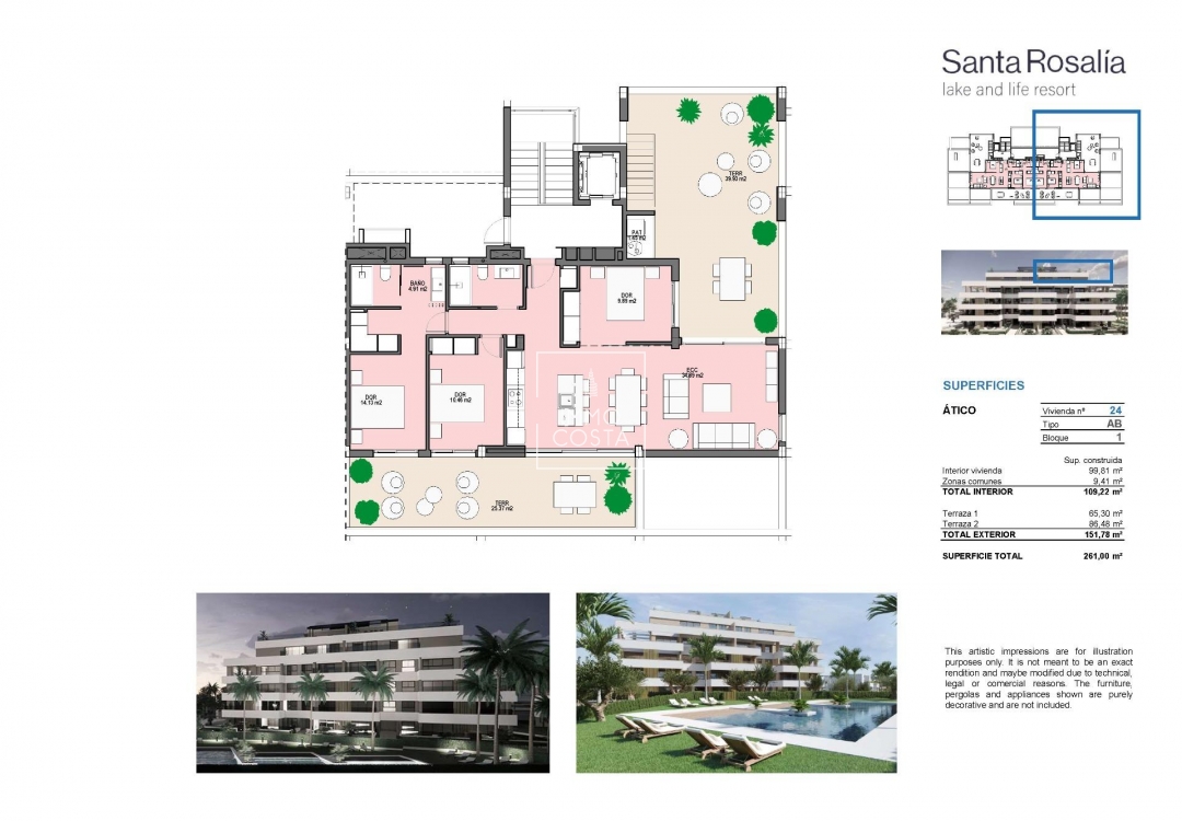 Obra nueva - Ático - Torre Pacheco - Santa Rosalia Lake And Life Resort