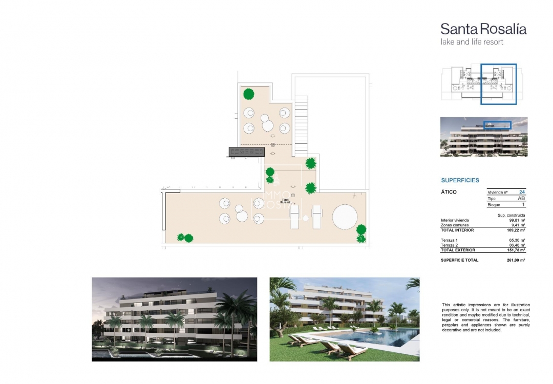 Obra nueva - Ático - Torre Pacheco - Santa Rosalia Lake And Life Resort