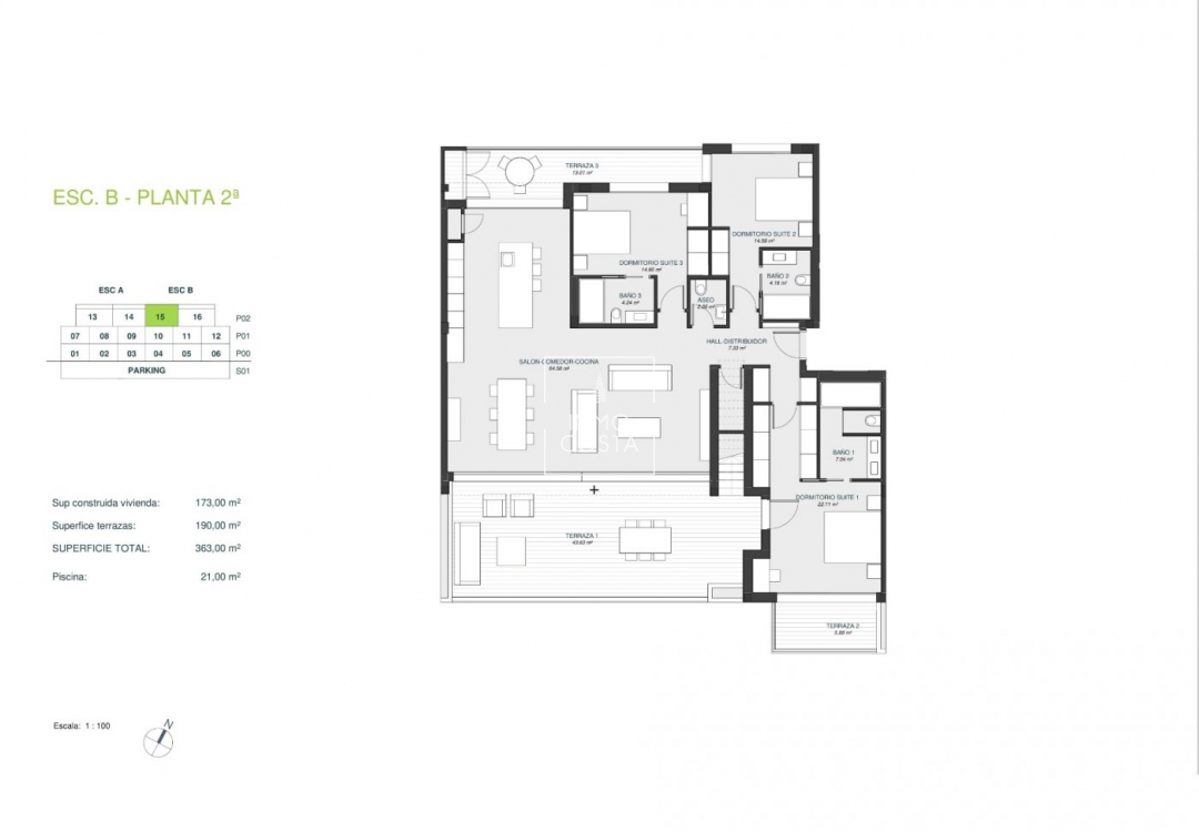 Neubau - Penthouse Penthouse - Orihuela Costa - Las Colinas Golf