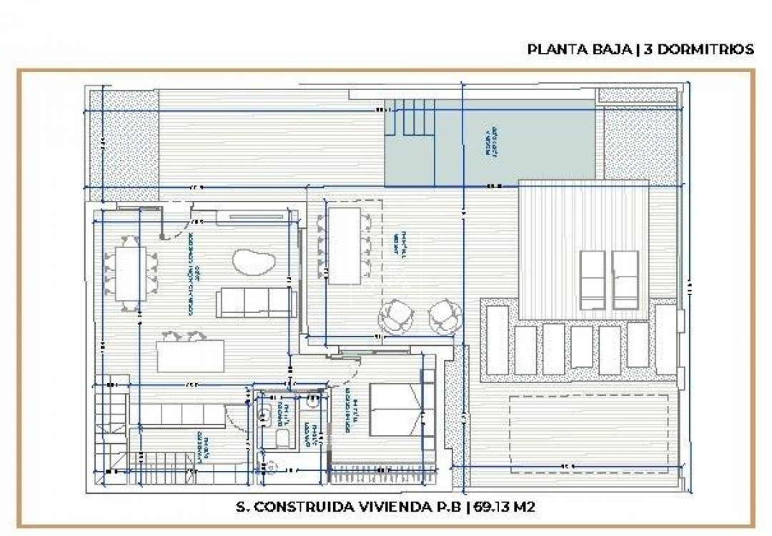 Obra nueva - Villa - Torre Pacheco - Roldán