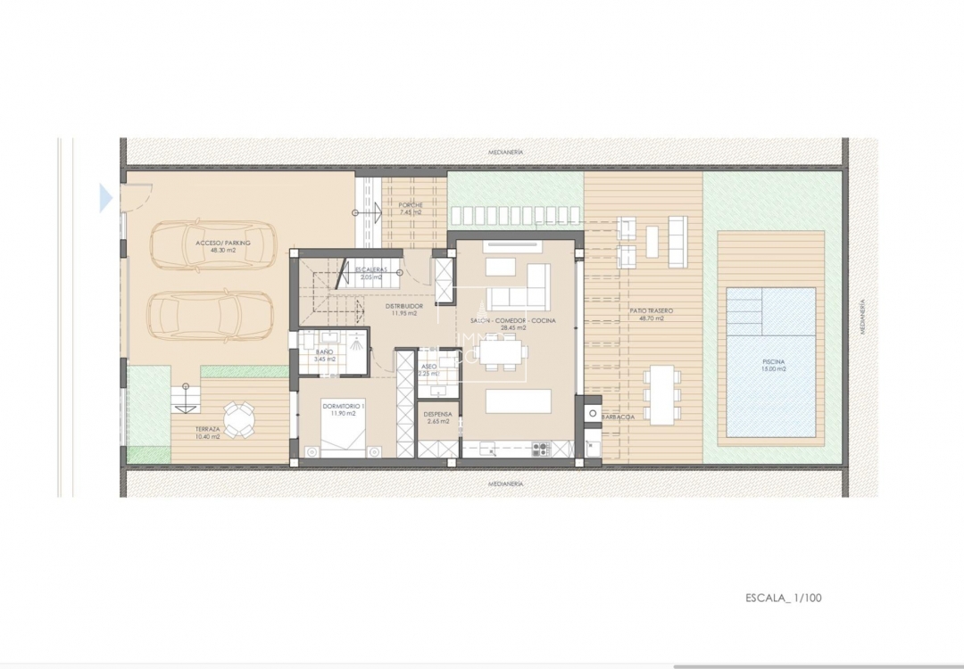 Neubau - Villa - San Juan de los Terreros - Las Mimosas