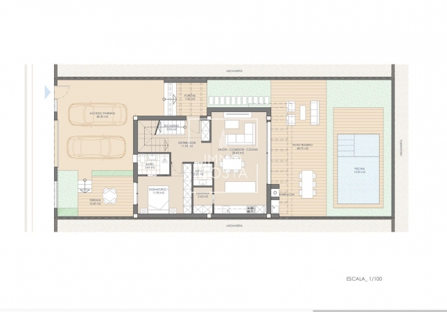 Obra nueva - Villa - San Juan de los Terreros - Las Mimosas