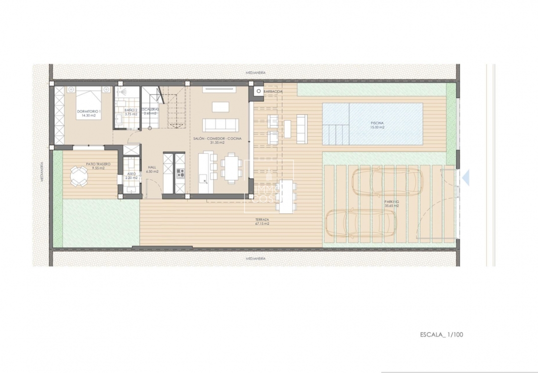 Neubau - Villa - San Juan de los Terreros - Las Mimosas