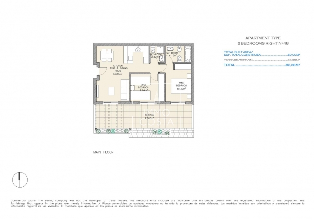 Obra nueva - Apartamento / piso - Aguilas - Collados