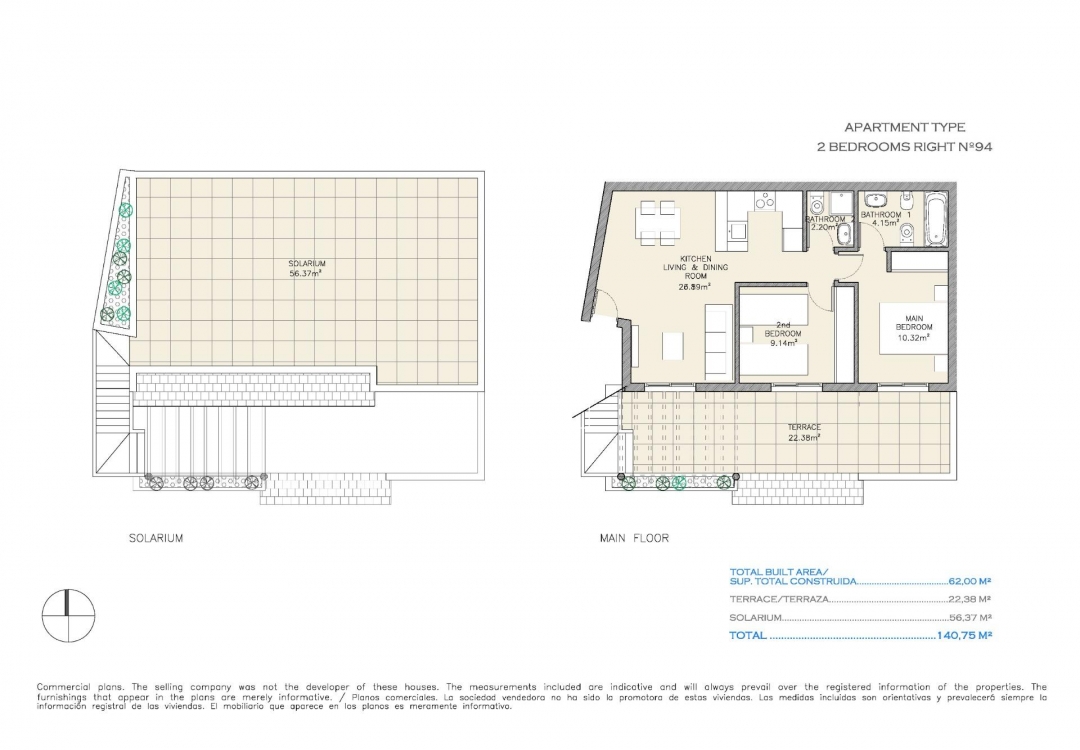 Neubau - Penthouse - Aguilas - Collados