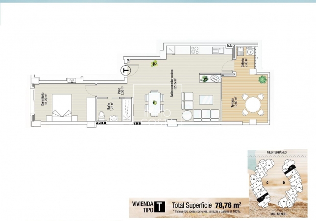 Neubau - Wohnung - La Manga del Mar Menor - La Manga