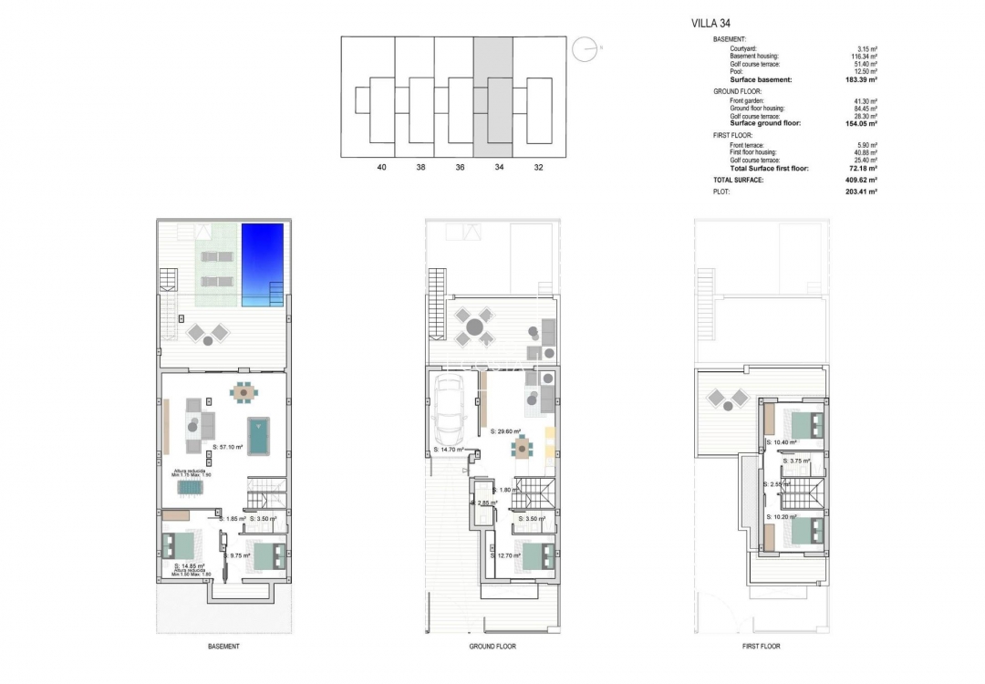 New Build - Townhouse - Los Alcazares - Serena Golf