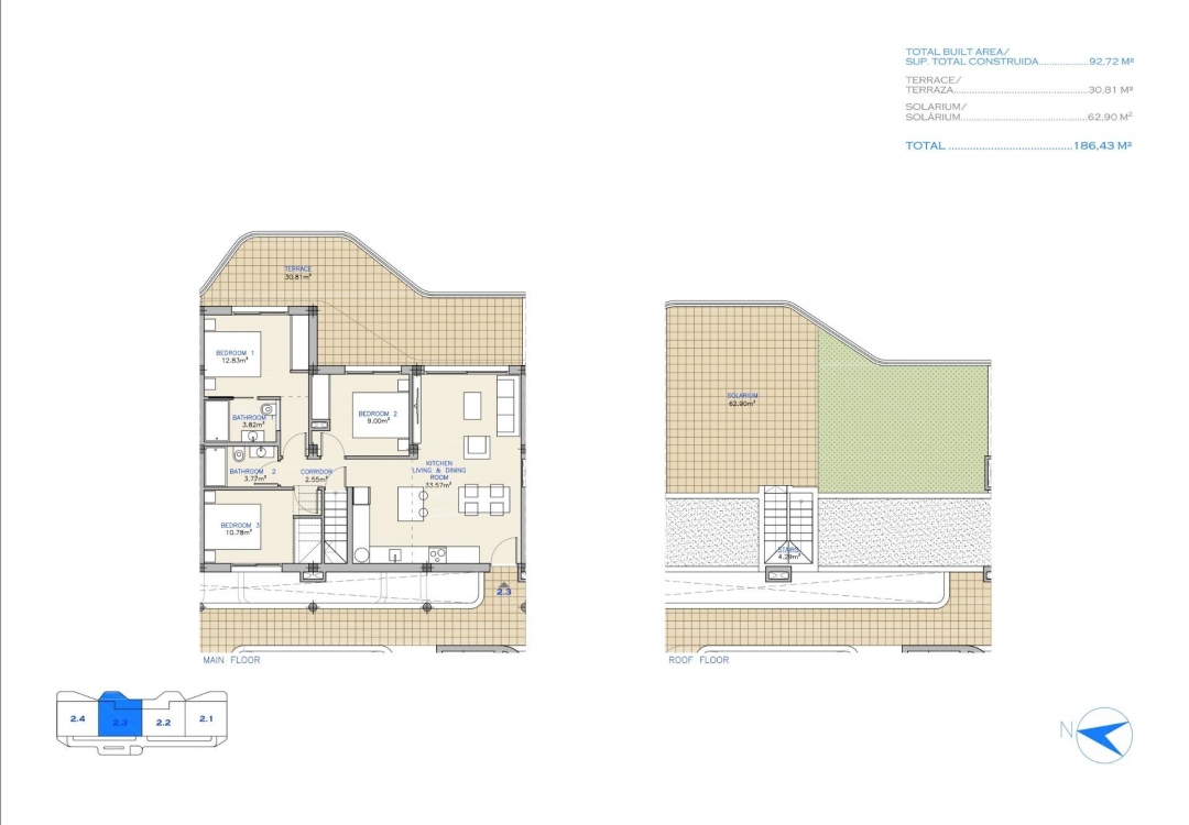 Obra nueva - Ático - Los Alcazares - Serena Golf