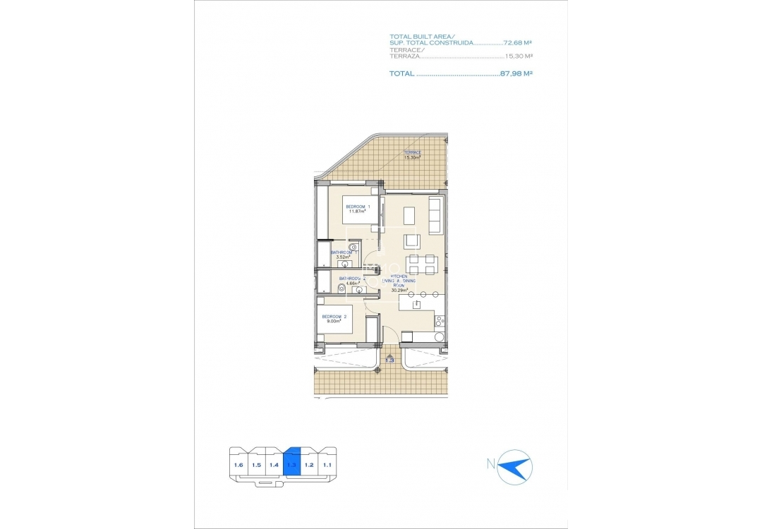 Neubau - Wohnung - Los Alcazares - Serena Golf