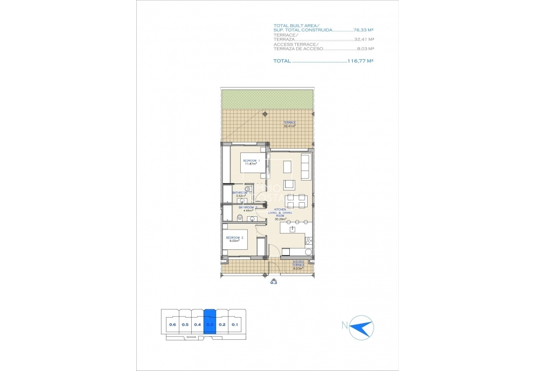 Obra nueva - Apartamento / piso - Los Alcazares - Serena Golf