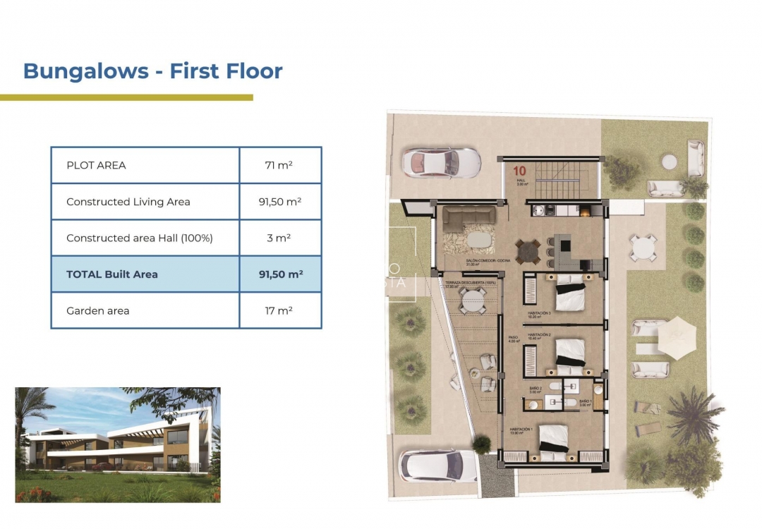 New Build - Bungalow - Orihuela Costa - Punta Prima