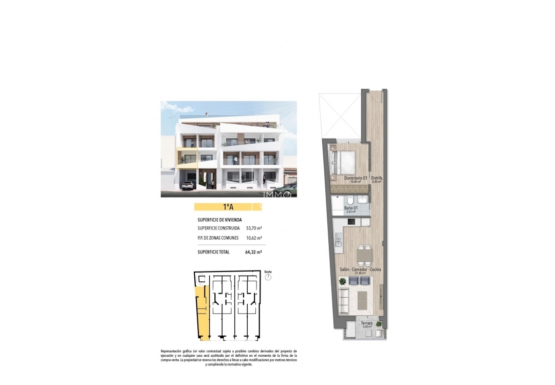 Neubau - Wohnung - Torrevieja - Playa Del Cura