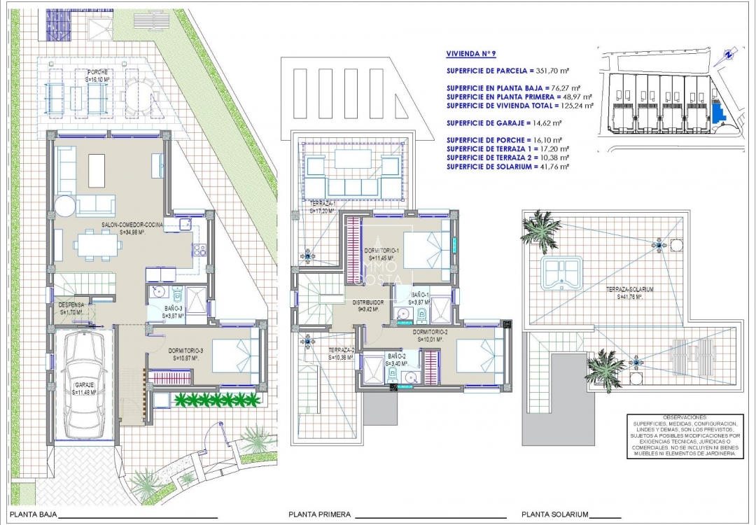 Obra nueva - Villa - Los Alcazares - Punta Calera