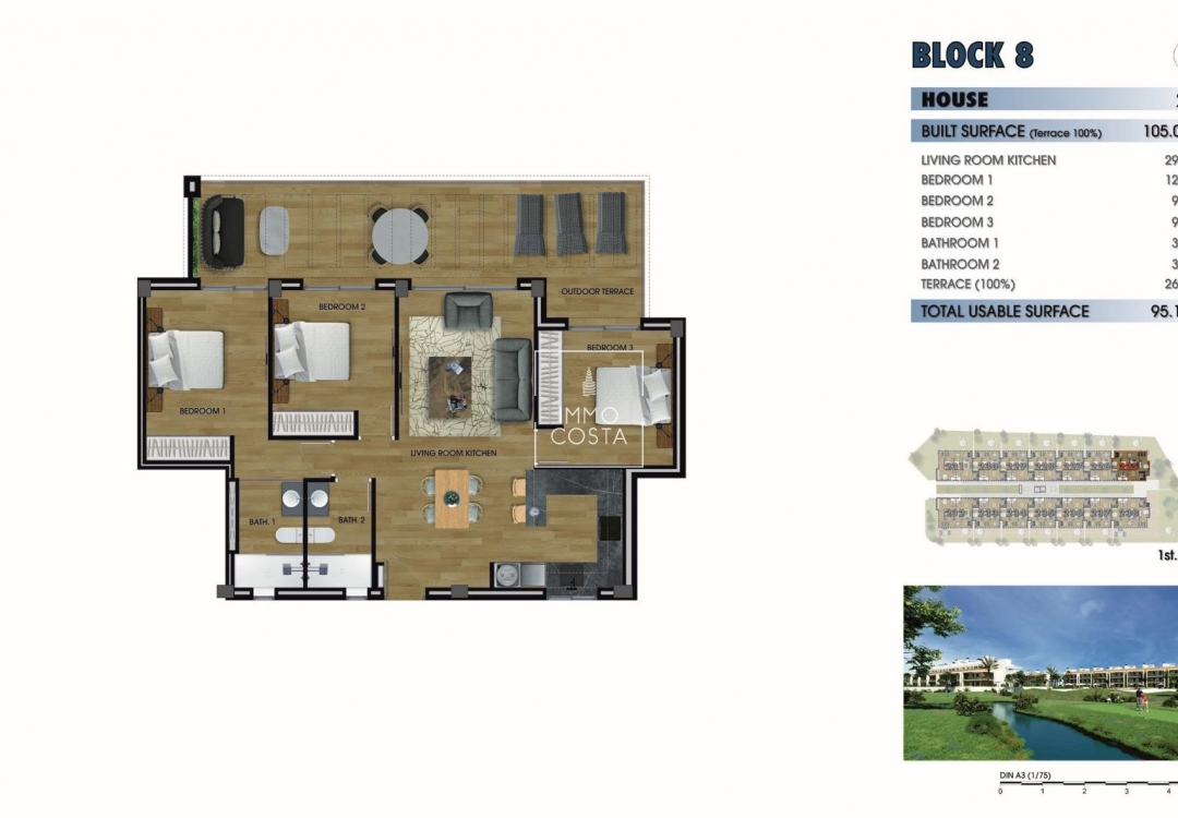 Neubau - Wohnung - Los Alcazares - Serena Golf