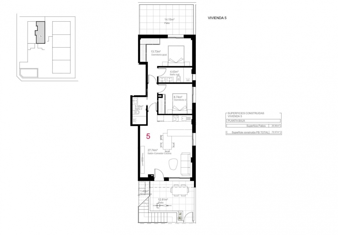 Nouvelle construction - Bungalow - Pilar de La Horadada - pueblo