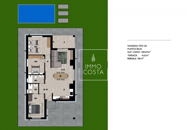 Neubau - Villa - Moratalla - Campo de San Juan