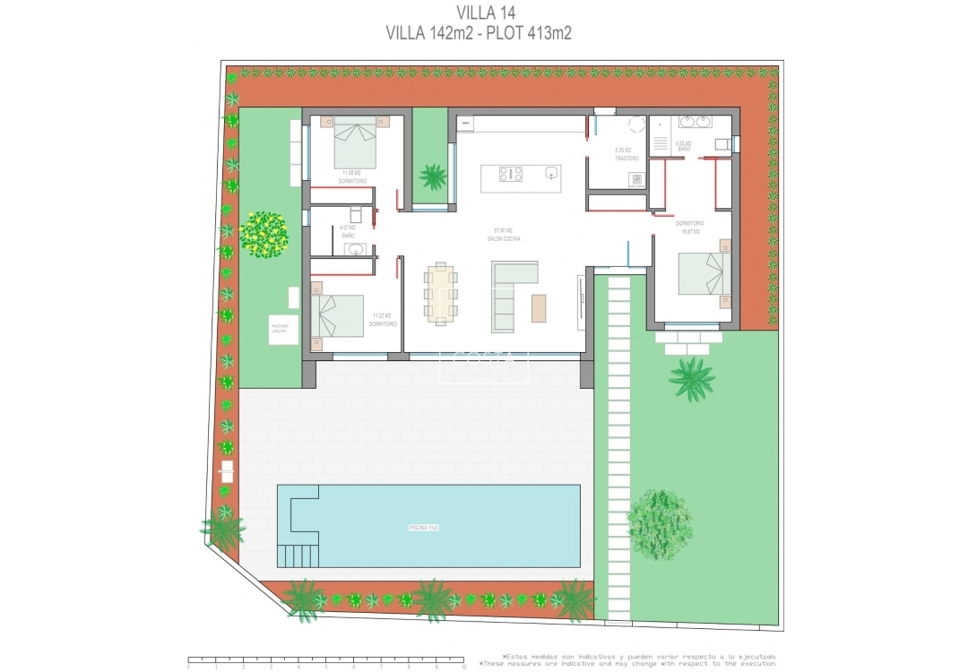 Neubau - Villa - San Javier - Parque del doce