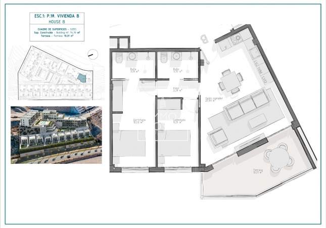 Nouvelle construction - Appartement - Aguilas - Playa del Hornillo