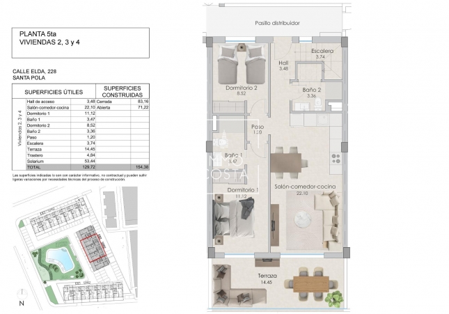Nouvelle construction - Attique - Santa Pola - Playa Tamarit