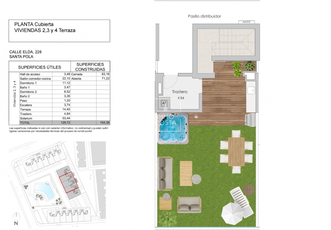 Nouvelle construction - Attique - Santa Pola - Playa Tamarit