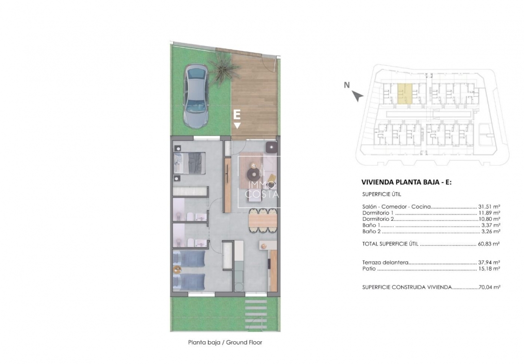 Obra nueva - Bungalow - Pilar de La Horadada - pueblo