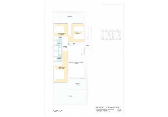 Nowy budynek - Bungalow - Torrevieja - Los Balcones